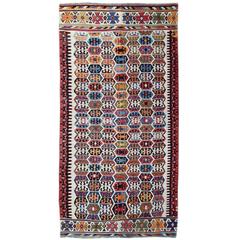 Antique Anatolian Turkish Kilim Rug 7