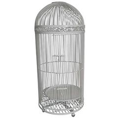 Antique American Wrought Iron Lifesize Birdcage "Saturday Sale"