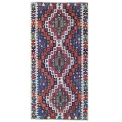 Alfombra hecha a mano Alfombra antigua Oriental Caucásica Kilim Alfombra de calle en venta