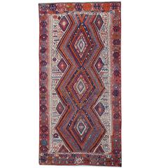 Antique Anatolian Turkish Kilim Rug 12