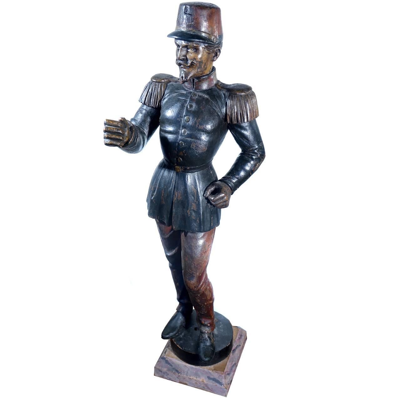 Important 1890s Gavioli Carousel Band Organ Figure