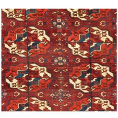 Antique Tekke Turkmen Carpet, Central Asia, Mid-19th Century