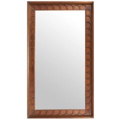 Walnut Framed Mirror by George Nelson/ Arthur Umanoff for Howard Miller