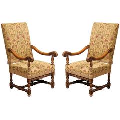 Pair of Flemish Chairs, 19th Century