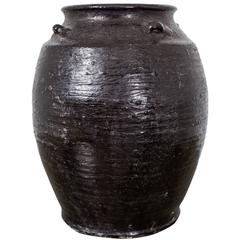 Urn Glazed Pottery Ming China 2