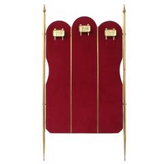 Italian Garderobe or Coat Stand or Coat Rack Wall Piece