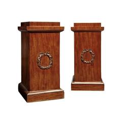 Pair of William IV Mahogany Dining Pedestals 7