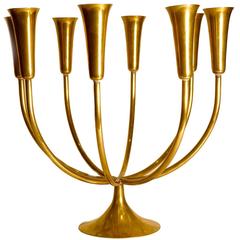 Vintage Illums Bolighus Brass Candelabra