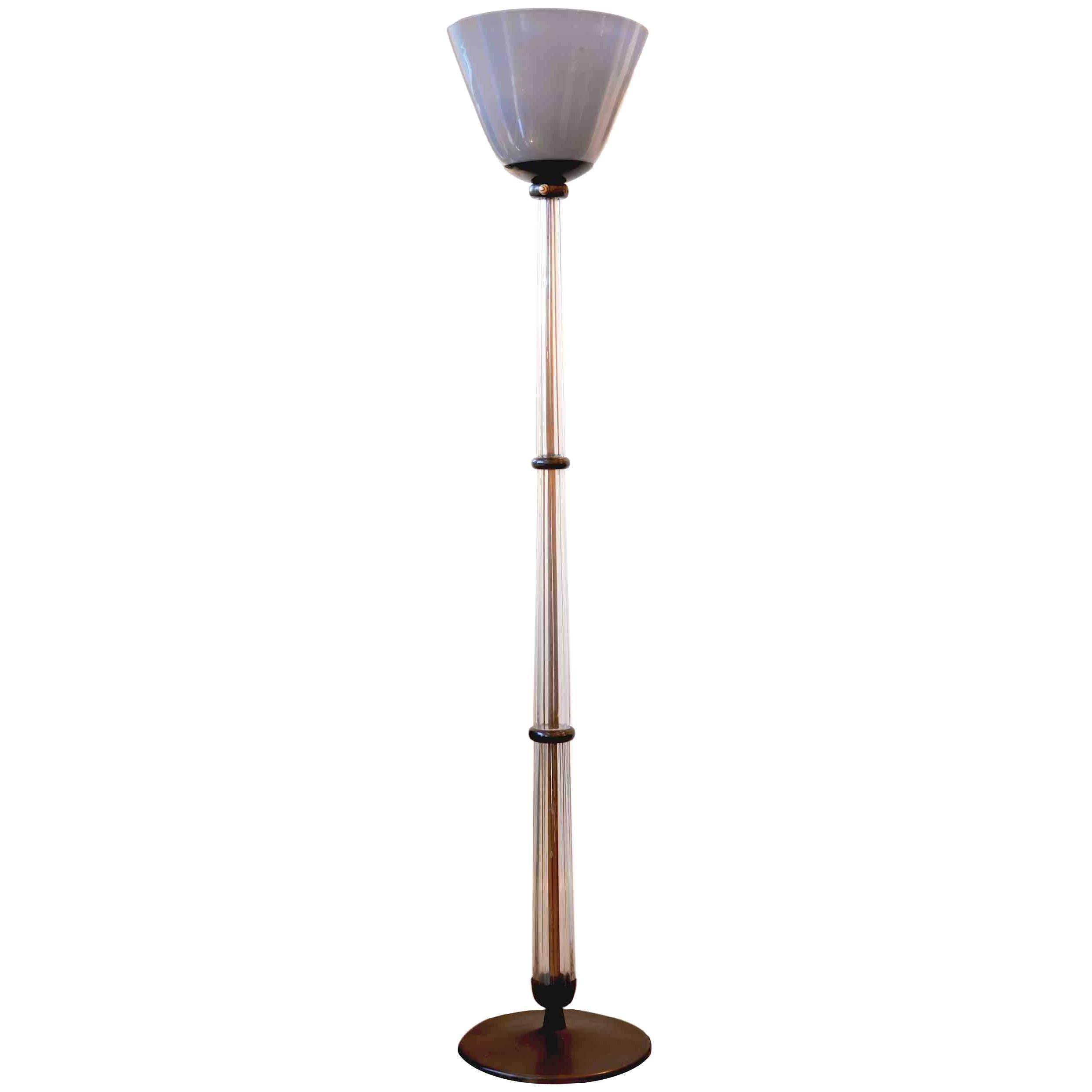 1930 Floor Lamp by Tomaso Buzzi for Venini For Sale