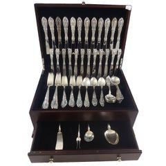 King Richard by Towle Sterling Silver Flatware Set for 12 Service 76 Pieces