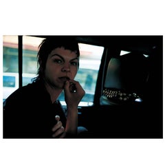 Nan Goldin Valérie im Taxi, Paris Druck