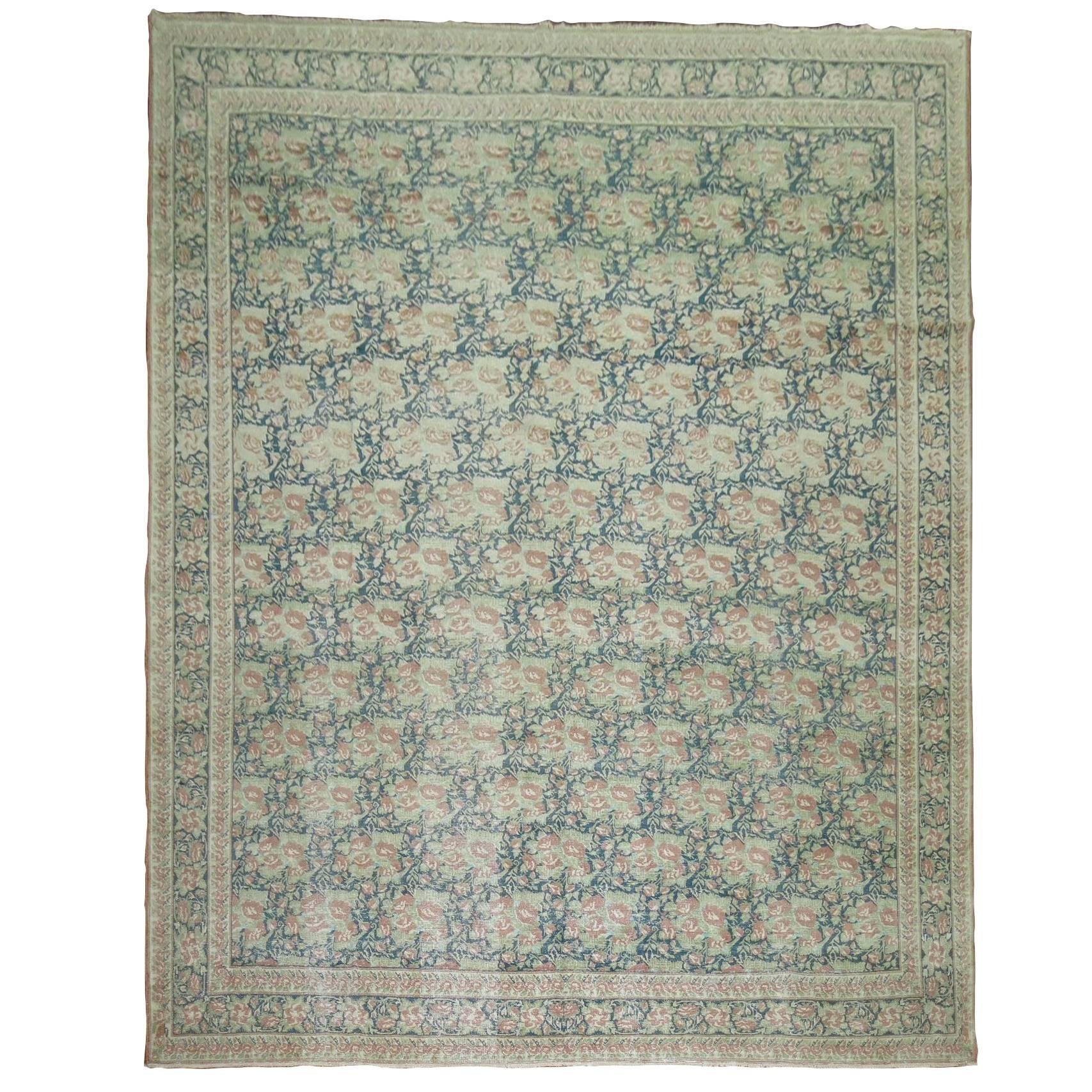 Vintage European Carpet For Sale