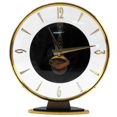 German Made 8 Day 7 Jewel Linear Escapement Desk Clock
