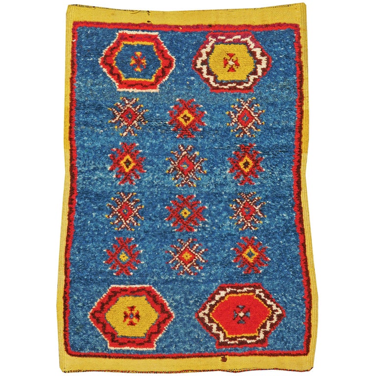 Vintage Moroccan Berber Rug at 1stDibs