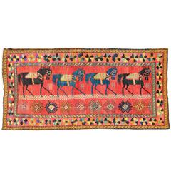 Vintage Russian Karabagh Rug Vintage Russian Karabagh Rug