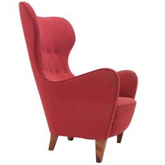 Danish Mid-Century Lounge Chair in the Manner of Flemming Lassen