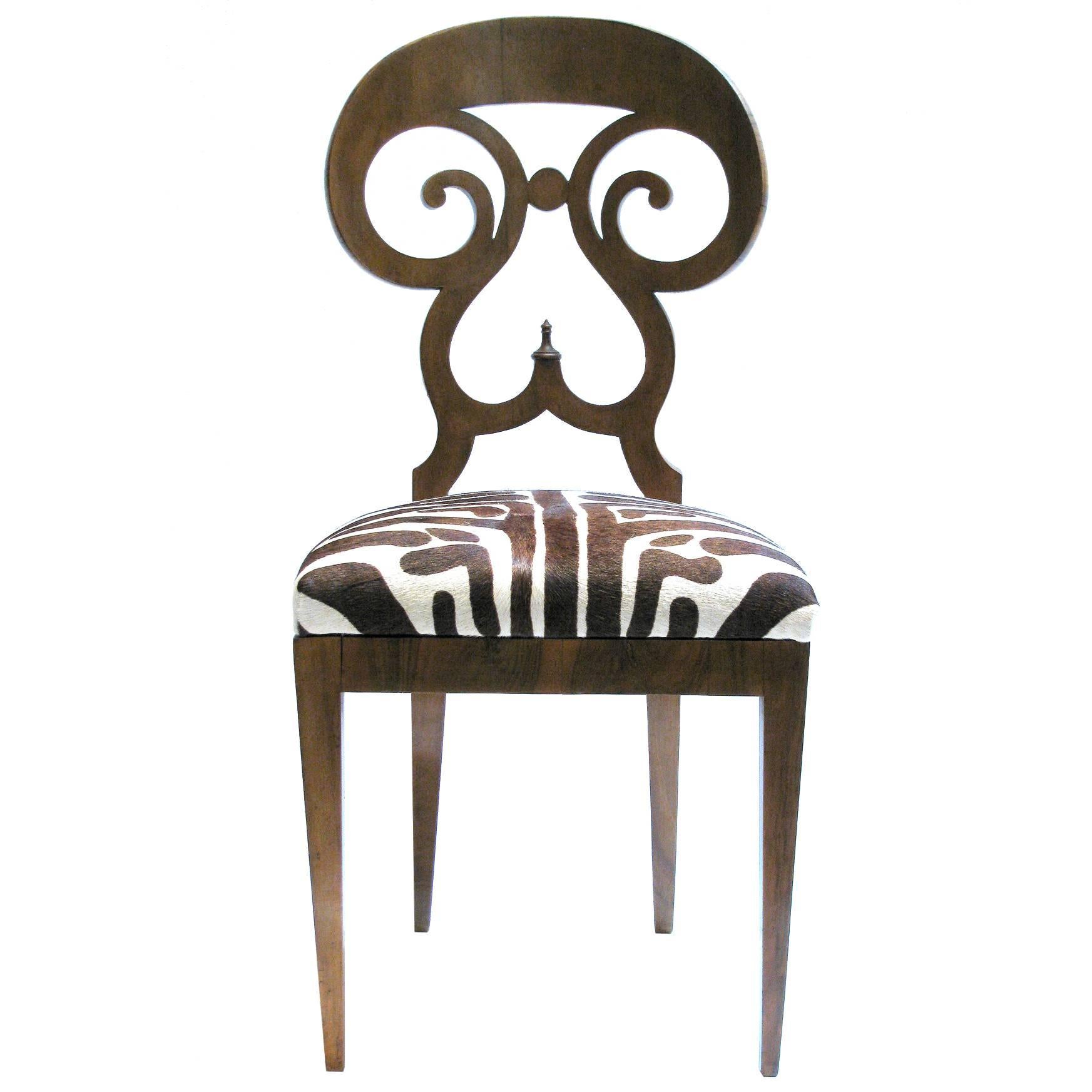 Biedermeier "Double Scroll" Side Chair