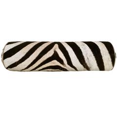 Zebra Hide Bolster Pillow, No. 113