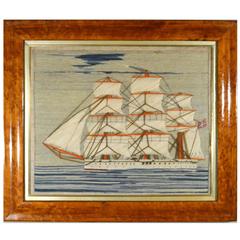 Sailor's Woolwork with Trapunto Sails