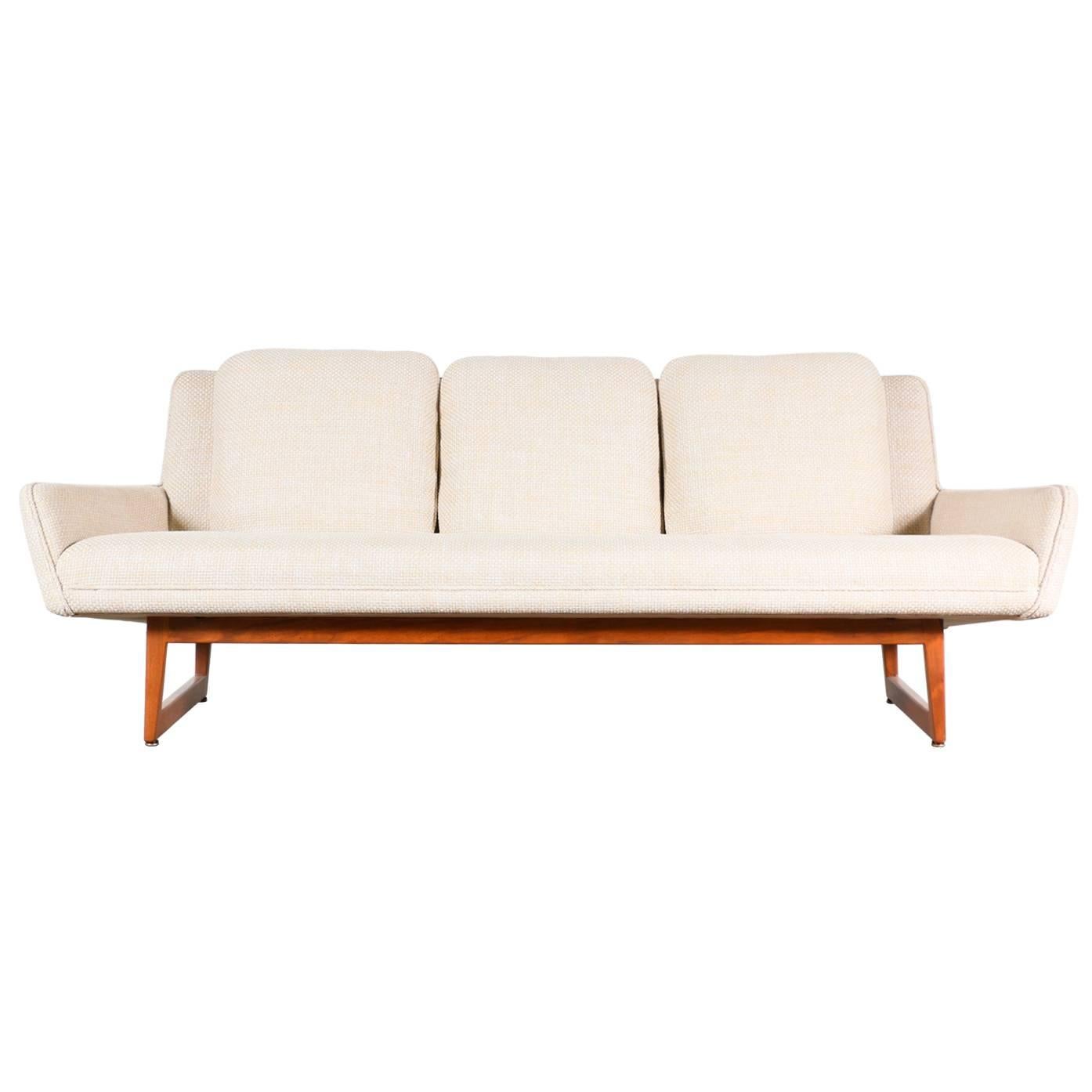 Jens Risom Model #2535 Walnut Sofa