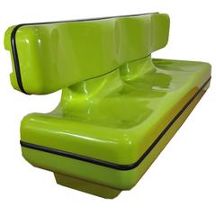 1970 Fiberglass Sofa or Bench by Dominque Prevost & Favriau for France Design