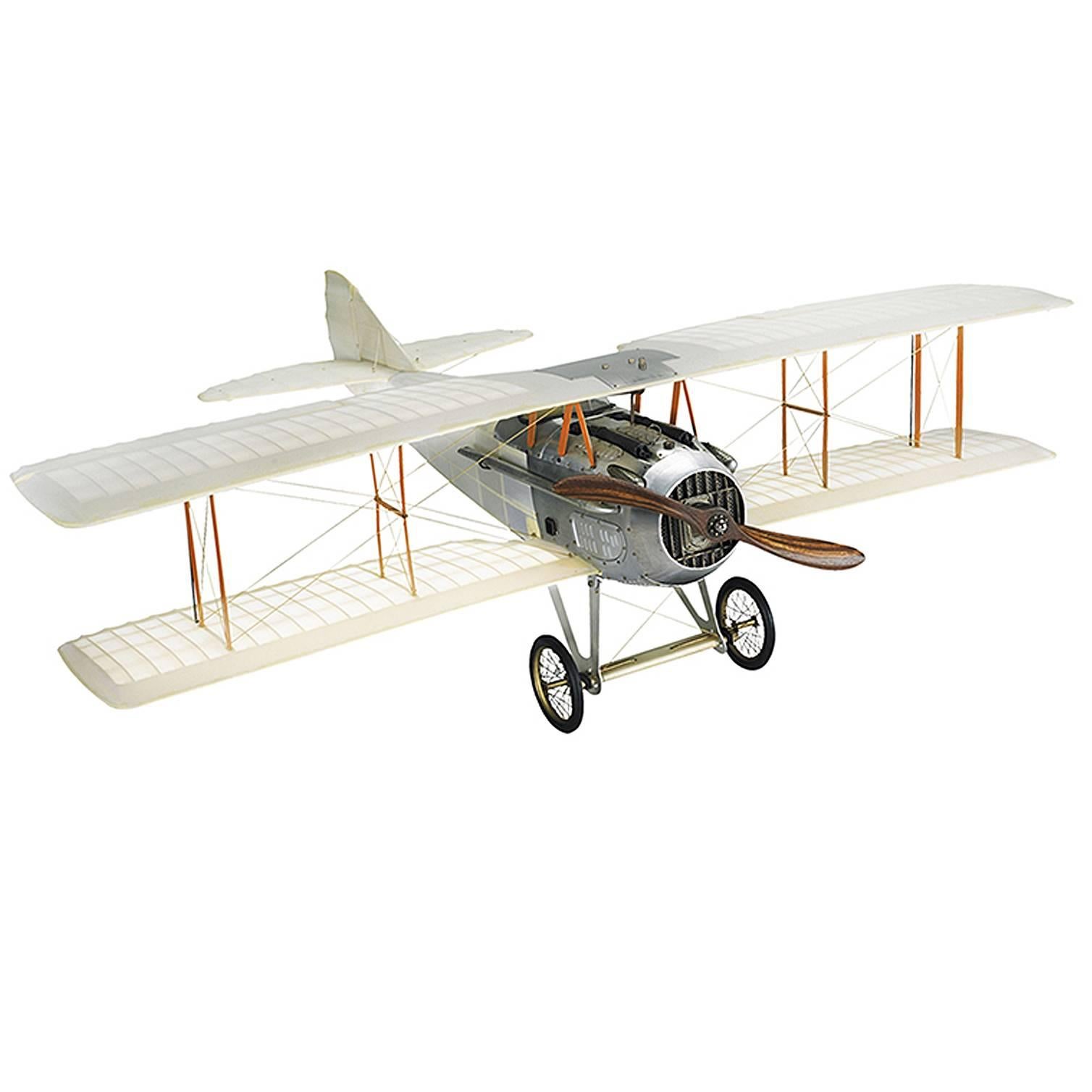 Old Charles Model Aeroplane Transparent Spad Plane Type For Sale