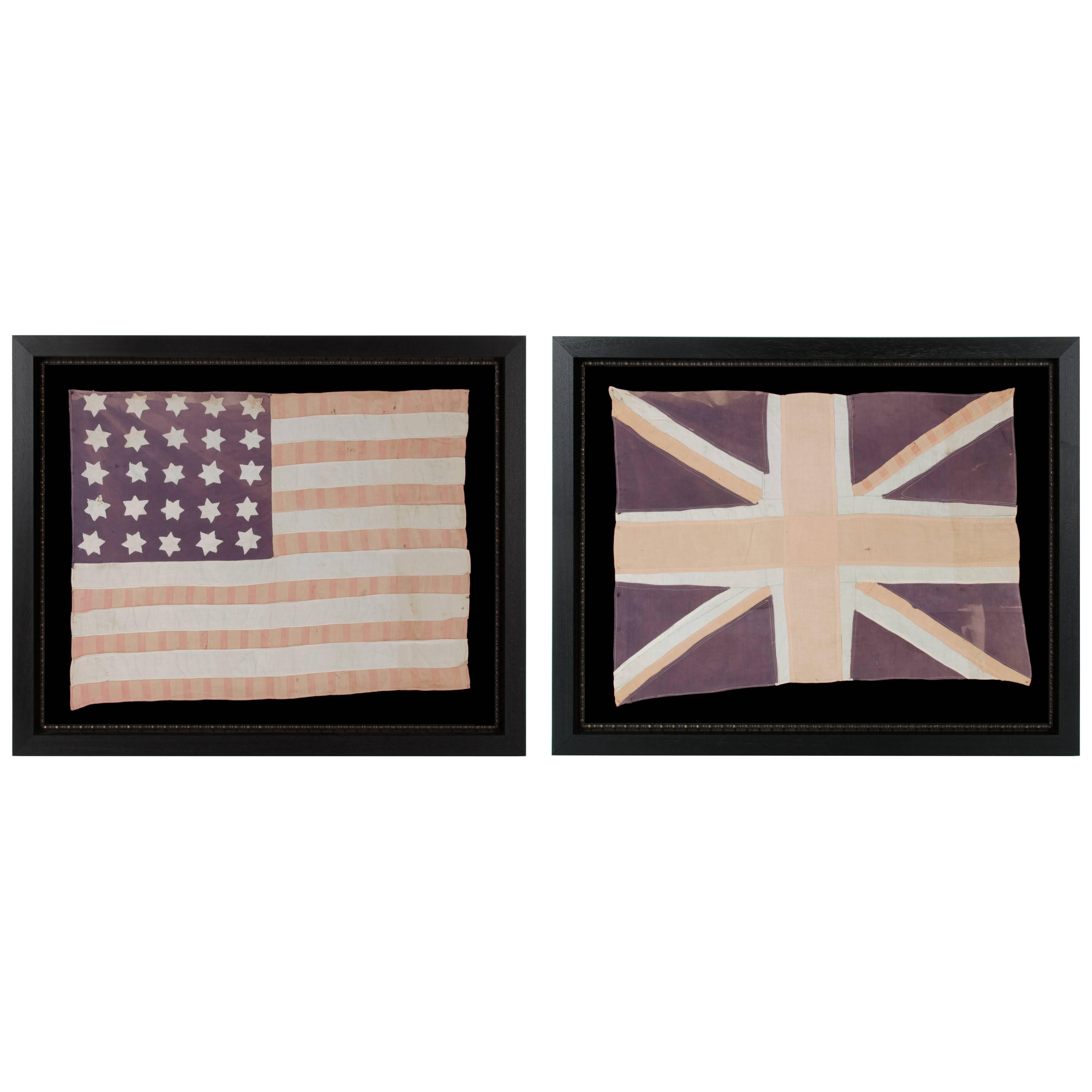 Pair of Liberation Flags, Made in France