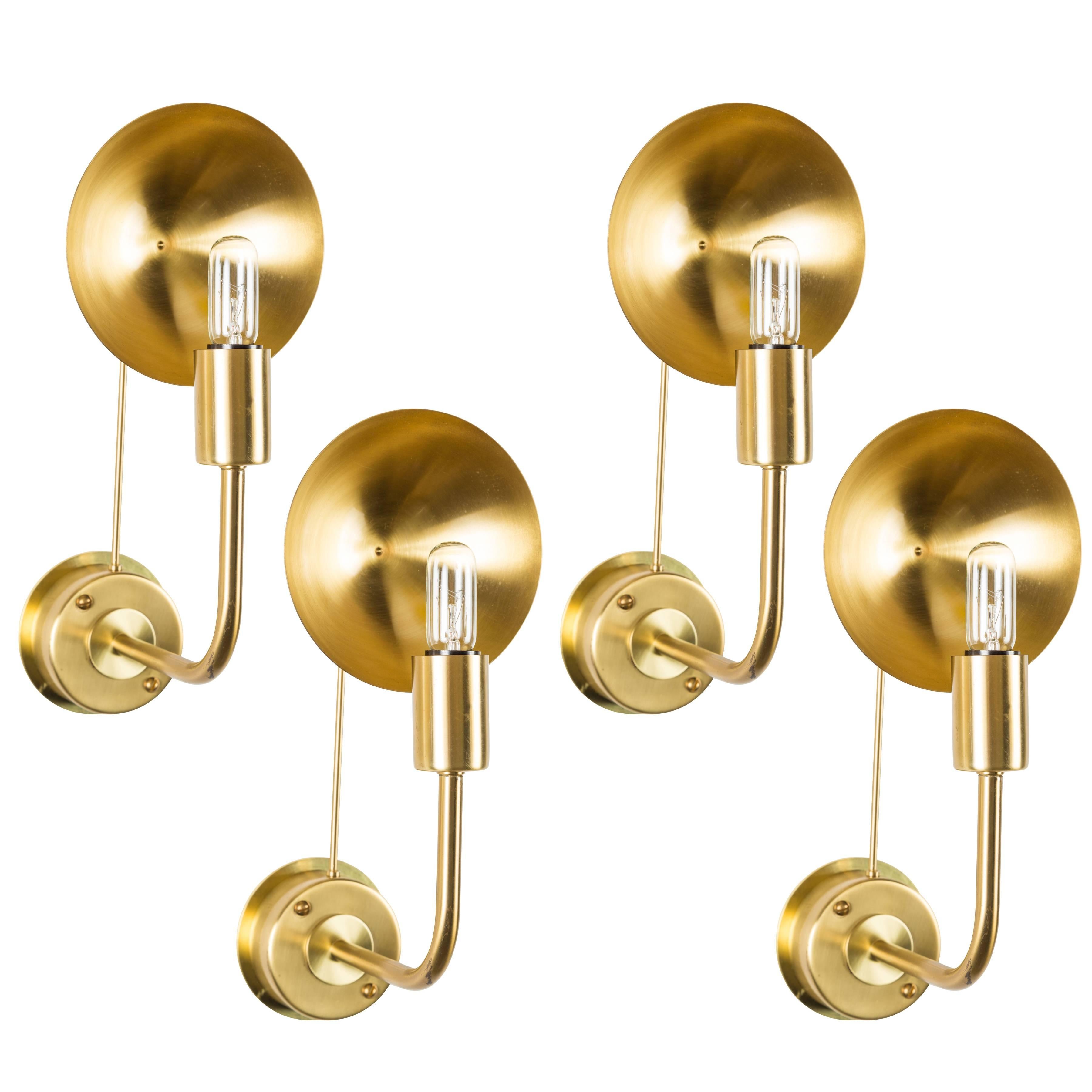Brass Sconces by Hans Agne Jakobsson For Sale