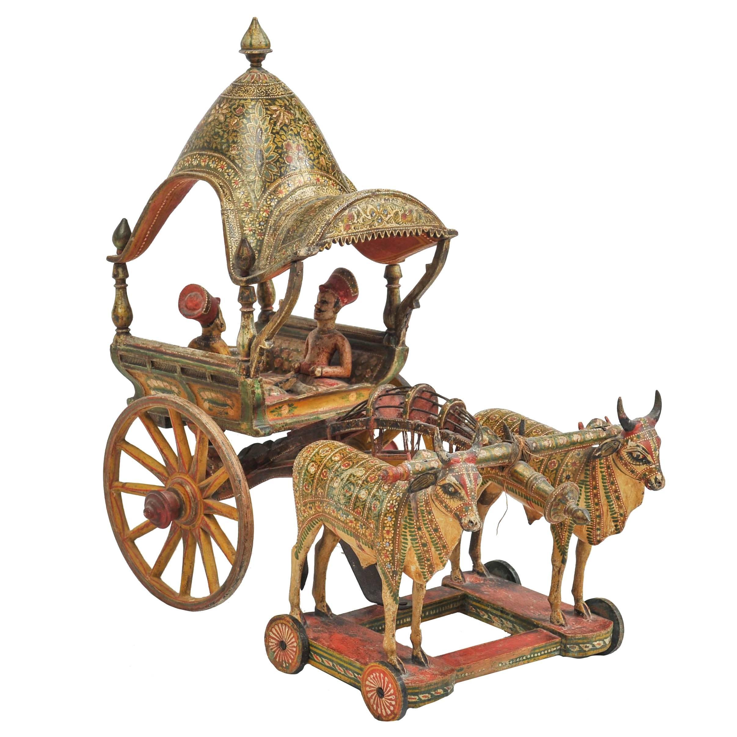 Early 20th Century Model of Ceremonial Wagon