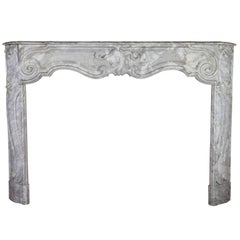 Early 18th Century Marble Mantle Piece of the Regency Period from Antwerp