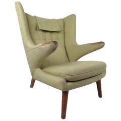 Mid-Century Papa Bear Chair by Hans J Wegner