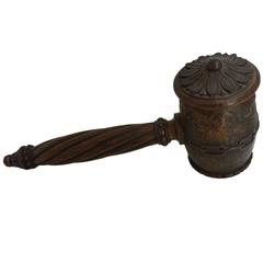 Victorian Ceremonial Wood Gavel, Late 19th Century