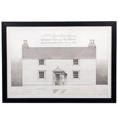 Architectural Survey Drawing with frame.