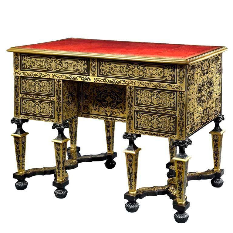 French Boulle Marquetry Desk