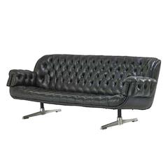 Robert Haussmann Mid-Century Leather Sofa
