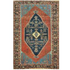 Late 19th Century Antique Persian Bakshaish Rug
