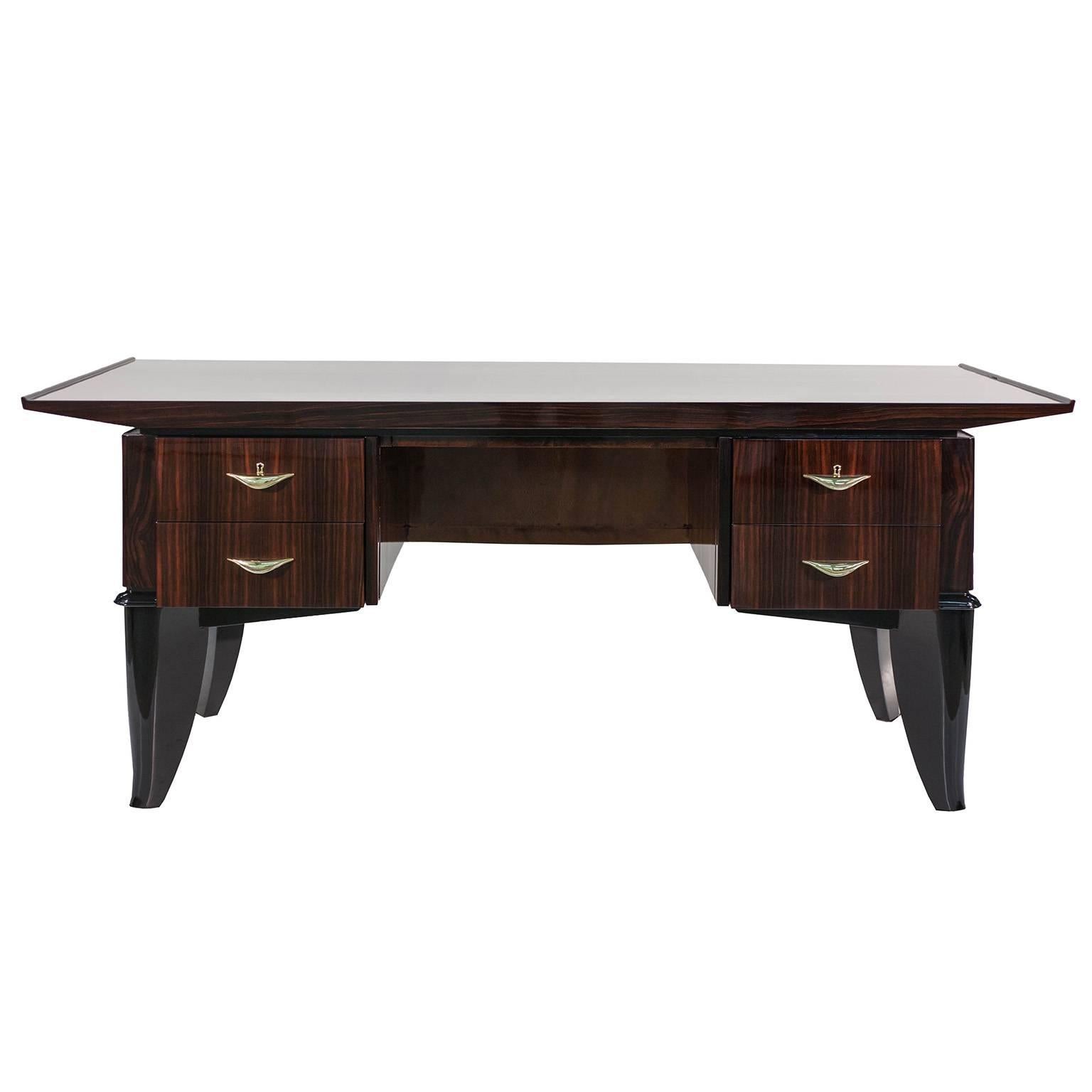 Art Deco Executive Desk Attributed to Andre Arbus at 1stDibs