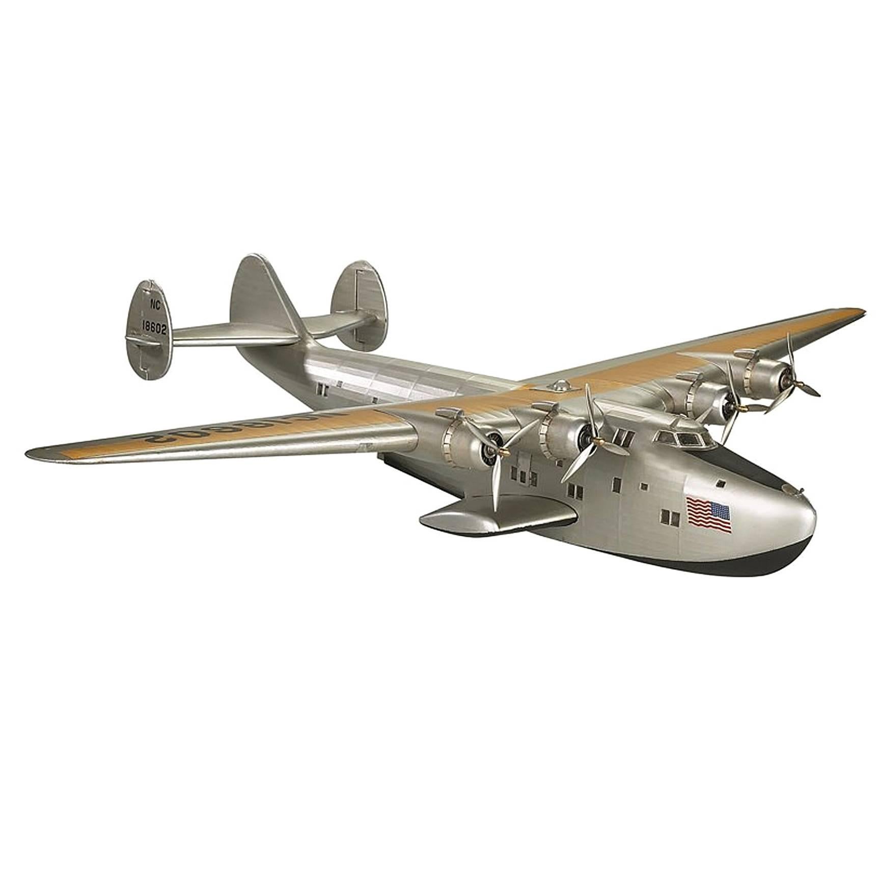 First Boeing 314 Dixie Clipper Aircraft from PanAm Airways Reduced Model