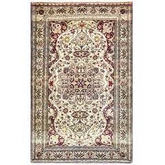 Outstanding Antique Isfahan Ahmad Rug