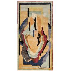 Fine Wool Rug After Albert Gleizes