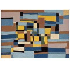 Hugo Mohl 'Horizontal - Vertikal' Midcentury Abstract Painting