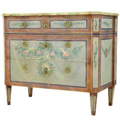 Vintage Rare 20th Century Painted Gustavian Influenced Painted Chest of Drawers