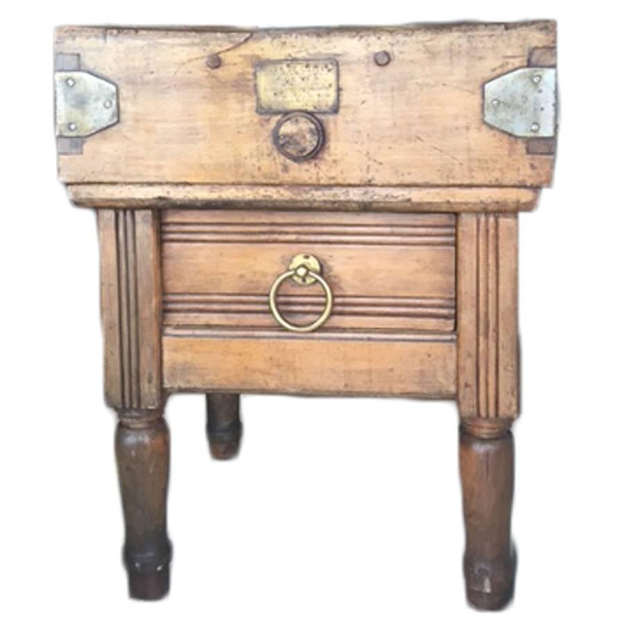 19th Century Butcher Block