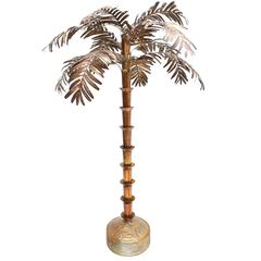 A Pair of Huge Palm Tree Floor Lamp