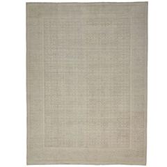 New Modern Khotan Style Rug with Transitional Design in Muted Colors