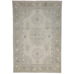 New Transitional Area Rug with Khotan Design in Warm, Neutral Colors