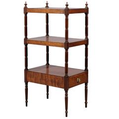 19th Century English Mahogany What Not/Etagere