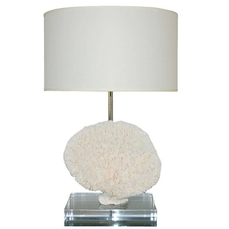 Coral Table Lamp by Swank Lighting For Sale