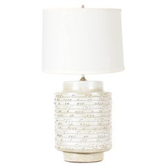 David Cressey Textured Ceramic Table Lamp for Architectural Pottery