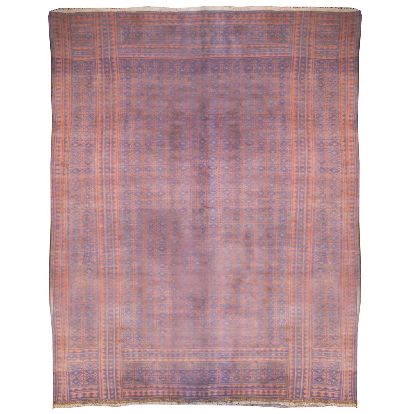 Early 20th Century Saveh Kilim Rug For Sale